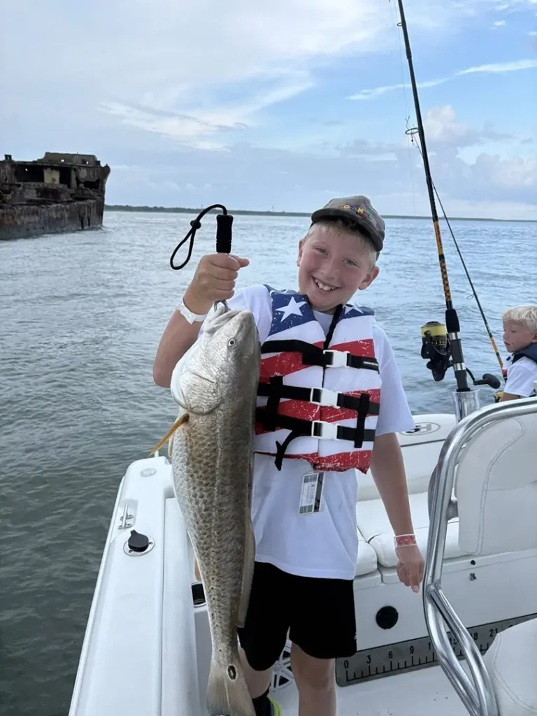Sea Hunt center console fishing charter Galveston Bay Texas