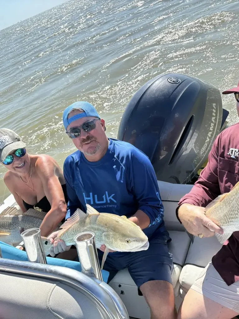 private fishing trip Galveston Bay redfish Captain Ken charter guide